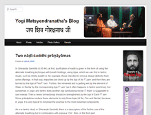Tablet Screenshot of matsyendranatha.com